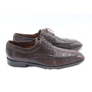Mezlan Windham Shoes Mens Size 12 M Dark Brown Leather Oxford Dress Lace Up